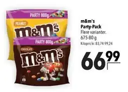 Citti m&m's Party-Pack tilbud