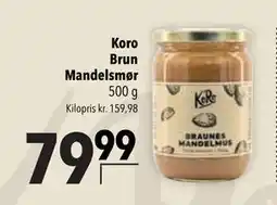 Citti Koro Brun Mandelsmør tilbud