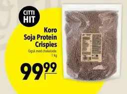 Citti Koro Soja Protein Crispies tilbud
