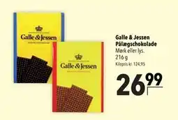 Citti Galle & Jessen Pålægschokolade tilbud