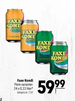 Citti Faxe Kondi tilbud