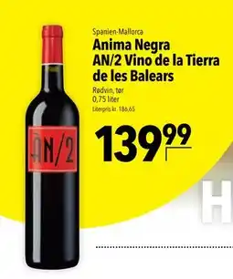 Citti Anima Negra AN/2 Vino de la Tierra de les Balears tilbud