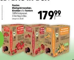 Citti Passion Økologisk tranebær, kirsebær eller havtorn tilbud
