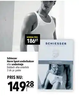 Citti Schiesser Herre Sport underbukser eller undertrøje tilbud