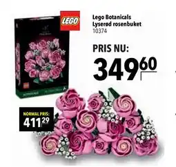 Citti Lego Botanicals Lyserød rosenbuket tilbud
