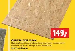 jem & fix OSB3 PLADE 10 MM tilbud