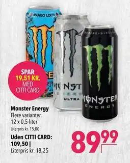 Citti Monster Energy tilbud