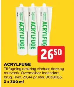 jem & fix ACRYLFUGE tilbud