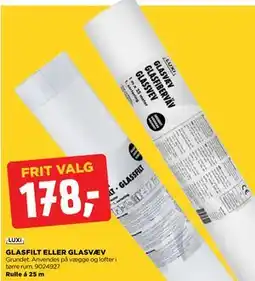 jem & fix GLASFILT ELLER GLASVÆV tilbud