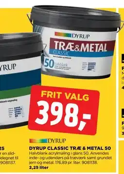 jem & fix DYRUP CLASSIC TRÆ & METAL 50 tilbud