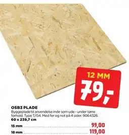 jem & fix OSB3 PLADE tilbud