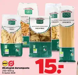 Netto Økologisk durum pasta tilbud