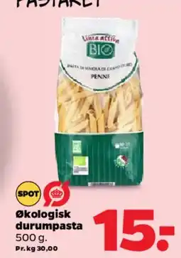 Netto Økologisk durumspasta tilbud