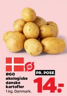 Netto Økologiske danske kartofler tilbud