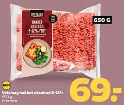 Netto Velsmag hakket oksekød tilbud