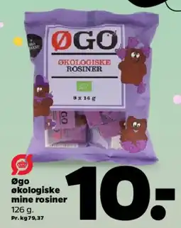 Netto Øgo økologiske rosiner tilbud