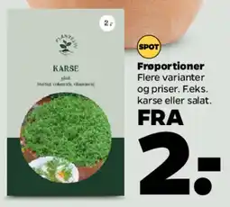 Netto Frøportioner (karse) tilbud