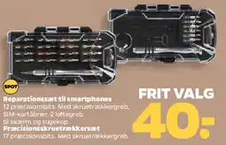 Netto Reparationssæt / præcisionsværktøj til elektronik tilbud