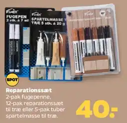Netto Reparationssæt (træ/spartel) tilbud