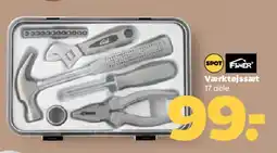 Netto Værktøjssæt, 17 dele tilbud