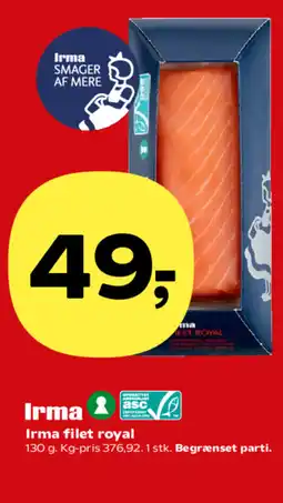 Kvickly Irma filet royal tilbud