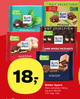 Kvickly Ritter Sport tilbud