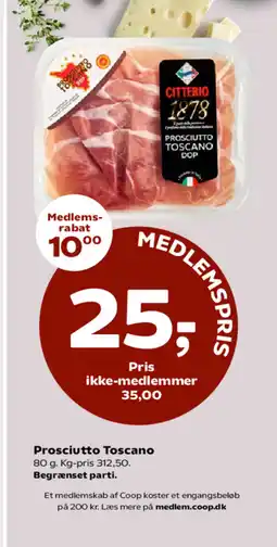 Kvickly Prosciutto Toscano tilbud