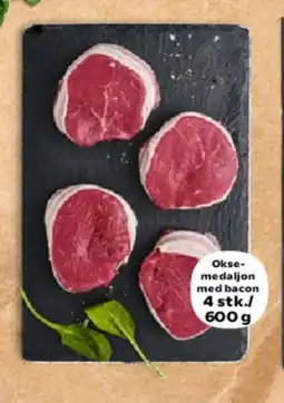 Kvickly Okse- medaljon med bacon tilbud