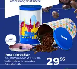 Kvickly Irma kaffedåse tilbud