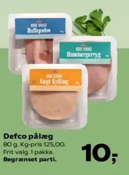 Kvickly Defco pålæg tilbud