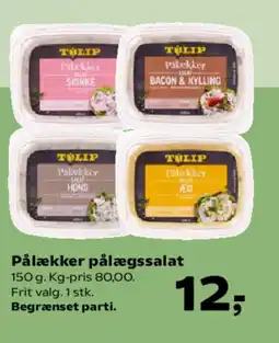 Kvickly TULIP Pålækker pålægssalat tilbud