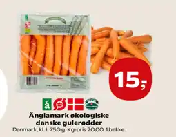 Kvickly Änglamark økologiske danske gulerødder tilbud