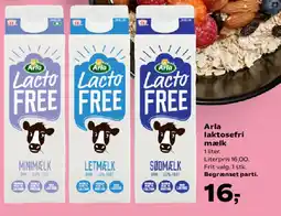 Kvickly Arla laktosefri mælk tilbud