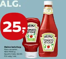 Kvickly Heinz ketchup tilbud