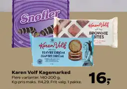 Kvickly Karen Volf Kagemarked tilbud