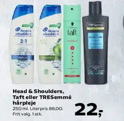 Kvickly Head & Shoulders, Taft eller TRESemmé hårpleje tilbud