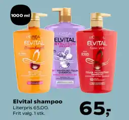 Kvickly Elvital shampoo tilbud