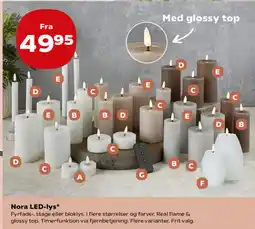 Kvickly Nora LED-lys* tilbud