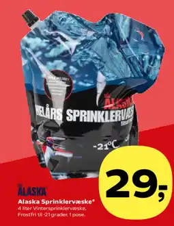 Kvickly Alaska Sprinklervæske tilbud