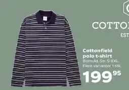 Kvickly Cottonfield polo t-shirt tilbud