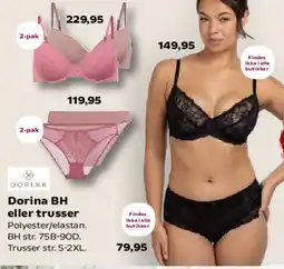 Kvickly Dorina BH eller trusser tilbud