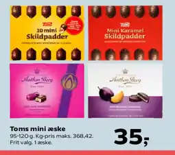 Kvickly Toms mini æske tilbud