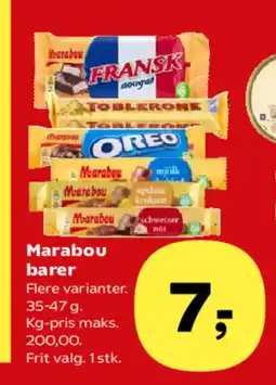 Kvickly Marabou barer tilbud