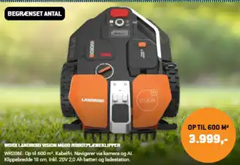Worx Landroid vision M600 robotplæneklipper