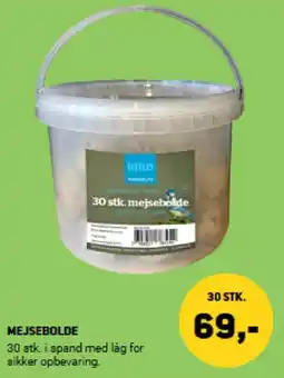 XL-BYG Mejsebolde tilbud