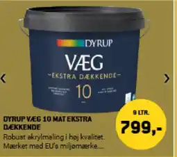 XL-BYG Dyrup Væg 10 mat ekstra dækkende tilbud