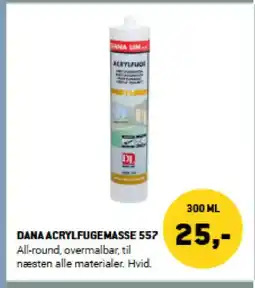 XL-BYG Dana Acrylfugemasse 557 tilbud