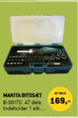 XL-BYG Makita Bitssæet tilbud