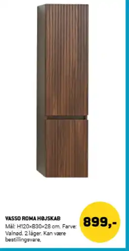 XL-BYG Vasso Roma højskab tilbud