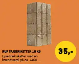 XL-BYG Ruf Træbriketter tilbud